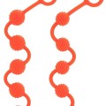 CalExotics Beads Silikon Anal Toplar Orange 1