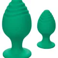 CalExotics Cheeky Buttplug 2’li Anal Plug Set Yeşil 1