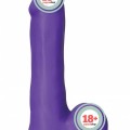 American Pop! Icon Slim 6″ Vac-U-Lock Özellikli Realistik Dildo 16.5 cm Mor 1