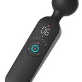 LCD Ekranlı Isıtmalı Şarjlı 12 Titreşim Modlu Wand Vibratör 22 cm 3
