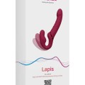 Lovense Lapis App Control Flexible Double Vibrating Strapless Strap-on Ek Resim