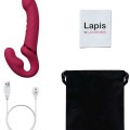 Lovense Lapis App Control Flexible Double Vibrating Strapless Strap-on Ek Resim