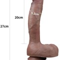 Lovetoy 10.5” Dual Layered Platinum Silicone Realistik Dildo 27 cm 4
