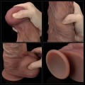 Lovetoy 10.5” Dual Layered Silicone Cock XXL 27cm Ek Resim