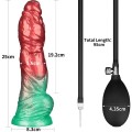 Lovetoy 10” Dual Density Silicone Şişirilebilir Monster Dildo 4