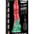 Lovetoy 10” Dual Density Silicone Şişirilebilir Monster Dildo Ek Resim