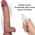 Lovetoy 10″ Vibrating Sliding Skin Pro II Silicone Dong 25cm 3