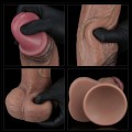 Lovetoy 11” Dual Layered Silicone Cock XXL 28 cm 6