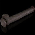 Lovetoy 14.5” Dual Layered Bendable Silicone Cock XXL Dildo 37.5cm Ek Resim