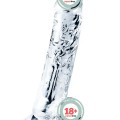 LoveToy 7.5” Flawless Clear Dildo Esnek Jel Dildo 19 cm 1