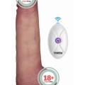 Lovetoy 8.5″ Vibrating Sliding Skin Pro II Silicone Dong 21.5cm 1