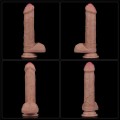 Lovetoy 8” Dual Layered Silicone Sünnetsiz Realistik Penis 20.5 cm 6