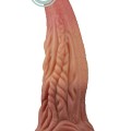 LoveToy Çift Katmanlı Platinyum Silikon Monster Dildo 25 cm 1