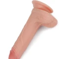 LoveToy Çift Katmanlı Platinyum Silikon Realistik Dildo 18 cm 5