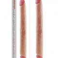 King Size Slim Ultra Çift Başlı Dildo 43 cm 4