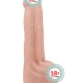 LoveToy Sliding Skin Dual Layer Çift Katmanlı Dildo 29 cm 1