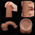 LoveToy Sliding Skin Dual Layer Çift Katmanlı Dildo 29 cm Melez 4
