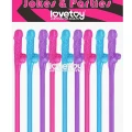 Original Willy Straws Penis Pipet 9 Adet 1