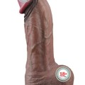 Lovetoy 11” Dual Layered Silicone Cock XXL 28 cm 1