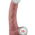 Lovetoy 9” Vibrating Dual Density Power Cock Şarjlı Titreşimli Dildo 23cm 1
