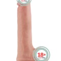 LoveToy Dual Layered Platinum Silicone Realistik Penis 20.5 cm 1