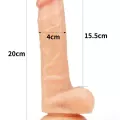 LoveToy Easy Strapon Set Belden Bağlamalı İçi Dolu 20 cm Ek Resim