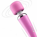 Yeni Curved Elegance Magic Wand Masaj Cihazı Şarjlı Pembe 2
