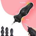 4 Farklı Silikon Plug’lı Şarjlı Titreşimli Şişirilebilir Anal Set 6