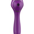Çift Taraflı Kullanılabilir Klitoral Emiş ve İtme Hareketli Vibratör 1