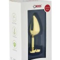 NOXXX Kalp Mücevherli Çelik Gold Anal Plug Orta Boy 2