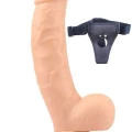 NOXXX Belden Bağlamalı Realistik Dildo İçi Dolu 21 cm 2