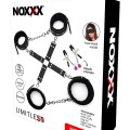 NOXXX LIMITLESS Hog-Tie Kelepçe Seti Göğüs Klipsi ve Saten Maske Hediyeli 1