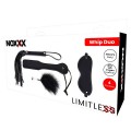 NOXXX LIMITLESS Kırbaç Şaplak Maske ve Tüy Seti 1