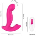 Prog Giyilebilir Şarjlı Uzaktan Kumandalı Döner Başlı Klitoris Uyarıcılı Anal Vibratör 4