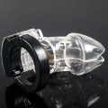 Transparan Chastity Cage Ayarlanabilir Penis Kilidi 5