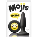 Moji’s OMG Mini Silikon Plug Emoji Yüzü Siyah 2