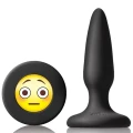 Moji’s OMG Mini Silikon Plug Emoji Yüzü Siyah 1