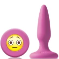 Moji’s OMG Mini Silikon Plug Emoji Yüzü Pembe 1