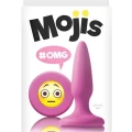 Moji’s OMG Mini Silikon Plug Emoji Yüzü Pembe 2