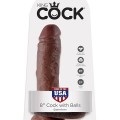Pipedream King Cock W/ Balls 8″ Realistik Penis Melez 6