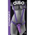 Pipedream Dillio 7″ Strap on Suspender Harness Set Mor 6