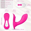 Giyilebilir Külot İçi Uzaktan Kumandalı Şarjlı Vibratör Ek Resim