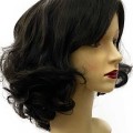 Dalgalı Siyah Kısa Peruk 2