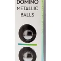 Domino Metallic Balls Black 2