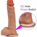SHEQU Bronte Swaying Uzaktan Kumandalı Şarjlı Döner Başlı Titreşimli Realistik Dildo 20.5 cm 5