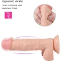 SHEQU Hans Şarjlı Uzaktan Kumandalı Gerçekçi Realistik Dildo 21 cm Ek Resim