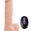 SHEQU Hans Şarjlı Uzaktan Kumandalı Gerçekçi Realistik Dildo 21 cm 3