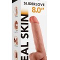 Real Skin 8″ Çift Katmanlı Kayan Derili Gerçekçi Penis 20 cm Ek Resim