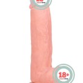 Real Skin 8″ Çift Katmanlı Kayan Derili Gerçekçi Penis 20 cm 1