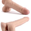VSCNovelty 9″ Çift Katmanlı Kayan Derili Realistik Penis 23 cm 4